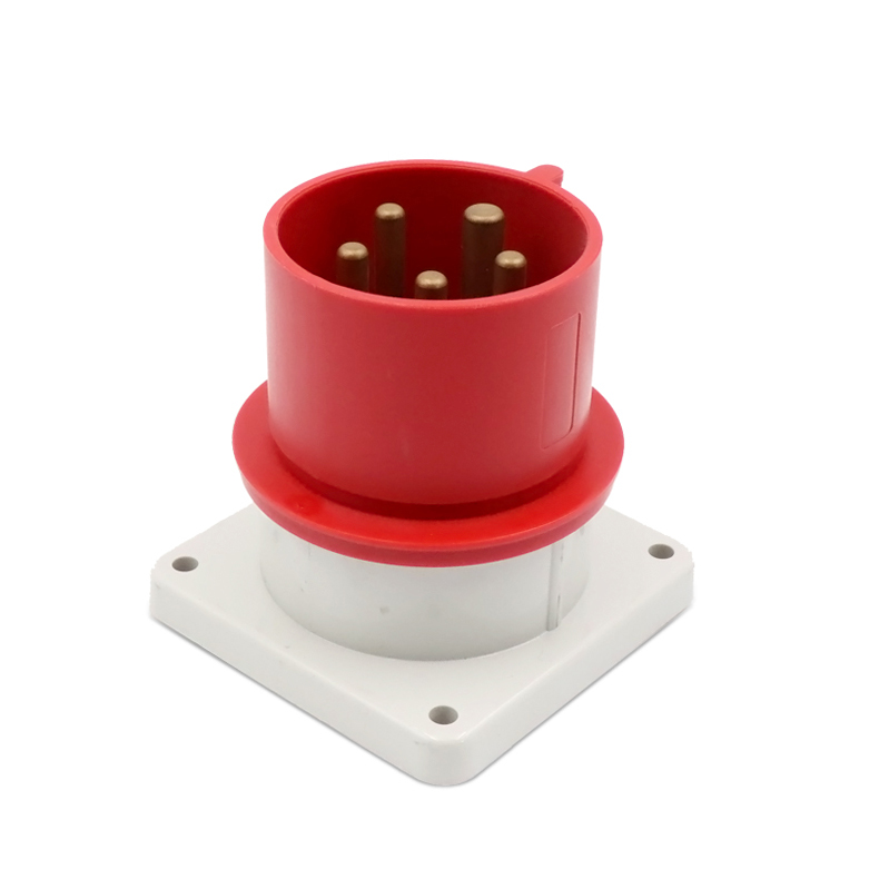 IEC Products  Industry Waterproof Panel Mounted Plug Used for Factory Building Construction