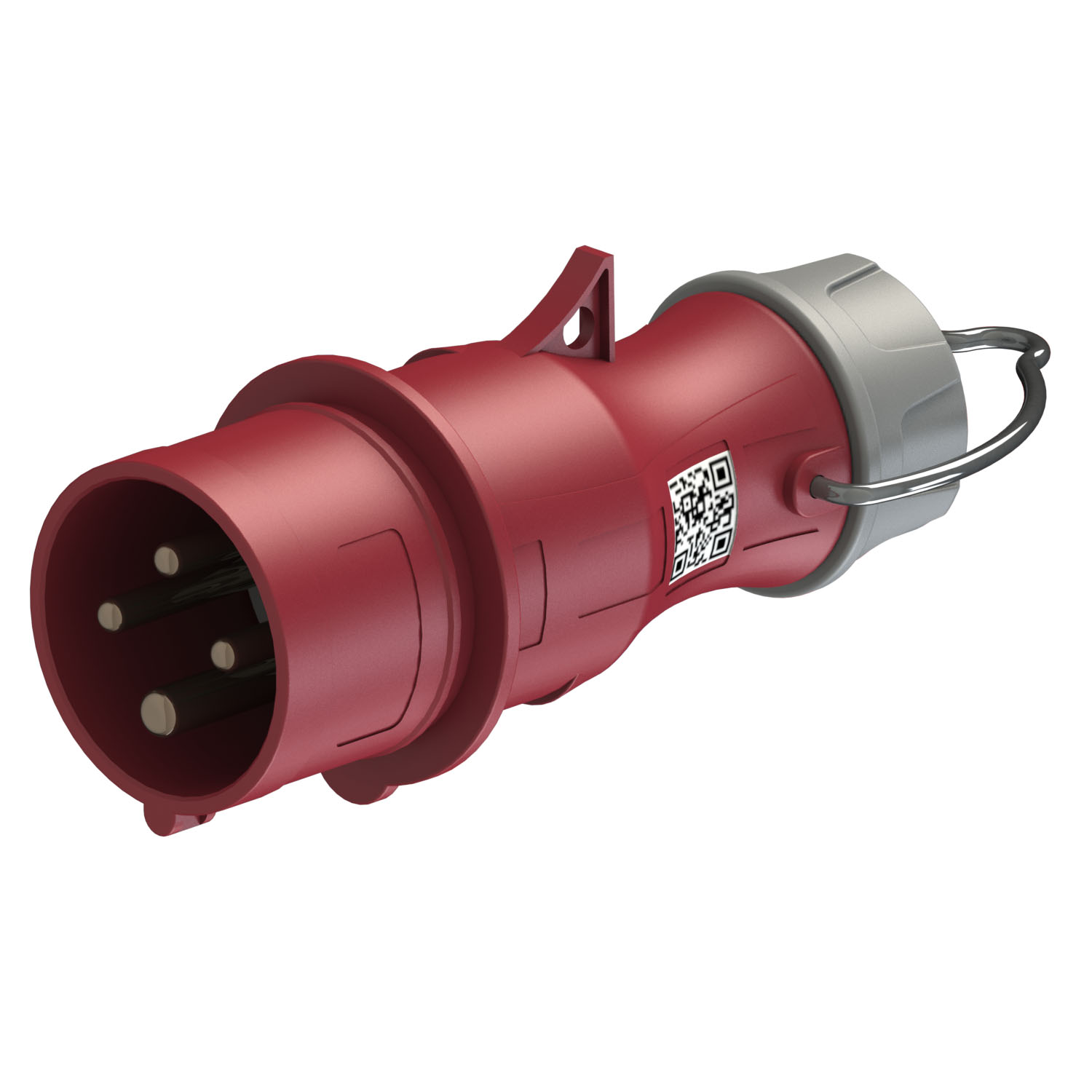 Nylon IEC IP44 16A 4P 400V industrial Plug electric power plug for LED light