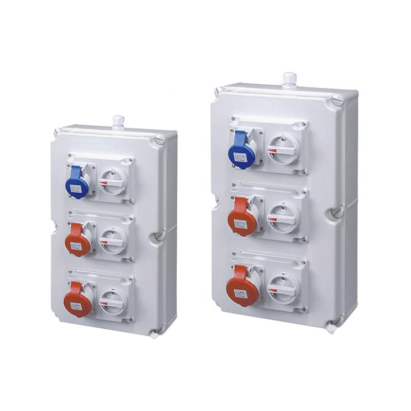 Wall-mounted industrial socket box site repair box